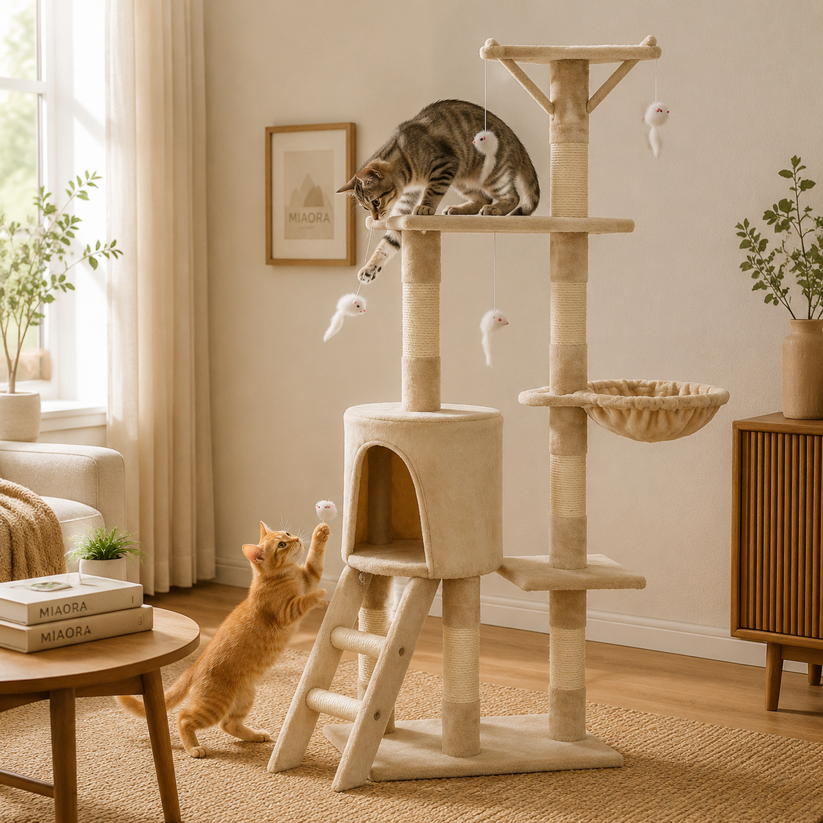 Arbre à chat design Image