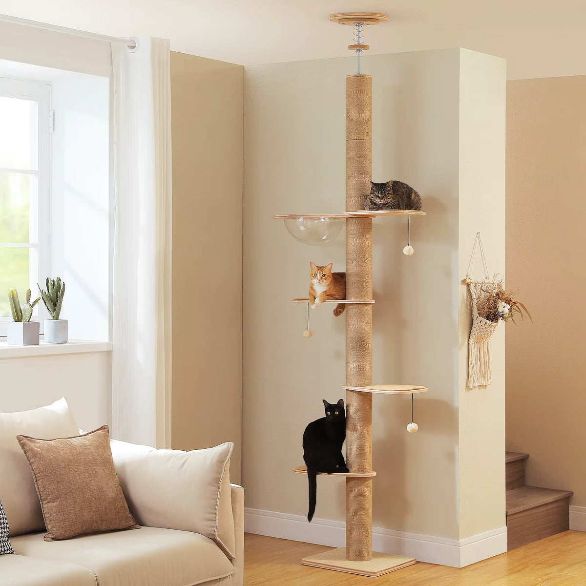 Arbre à chat plafond XXL | Vertical