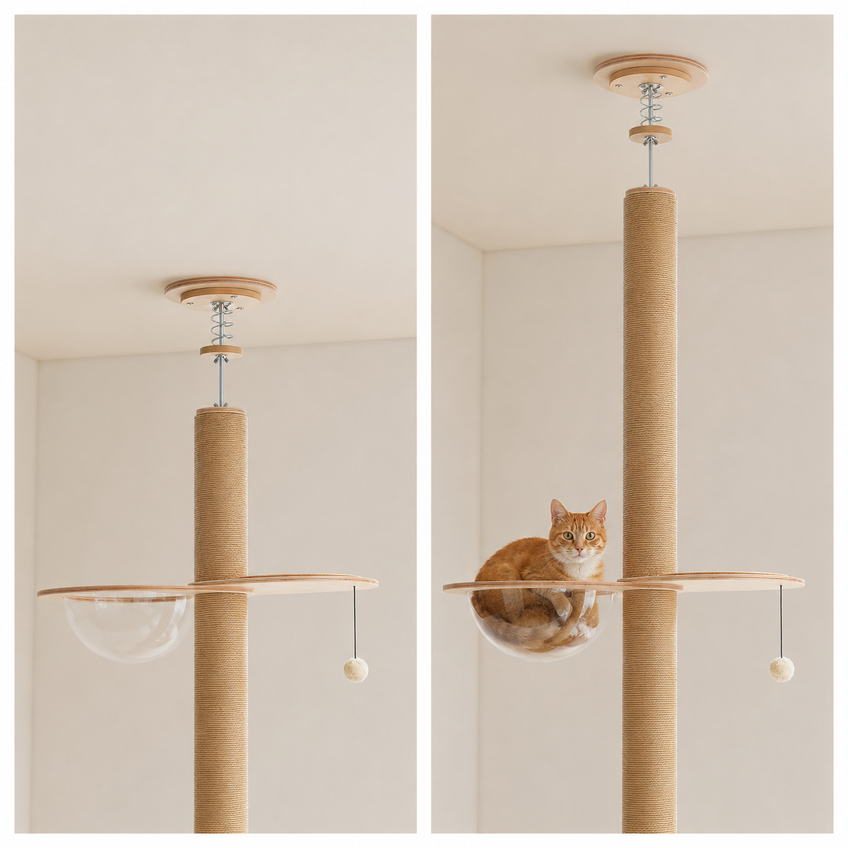 Arbre à chat plafond XXL | Vertical