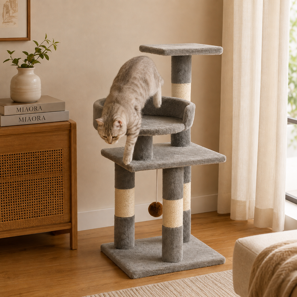 Petit arbre à chat compact | Mini