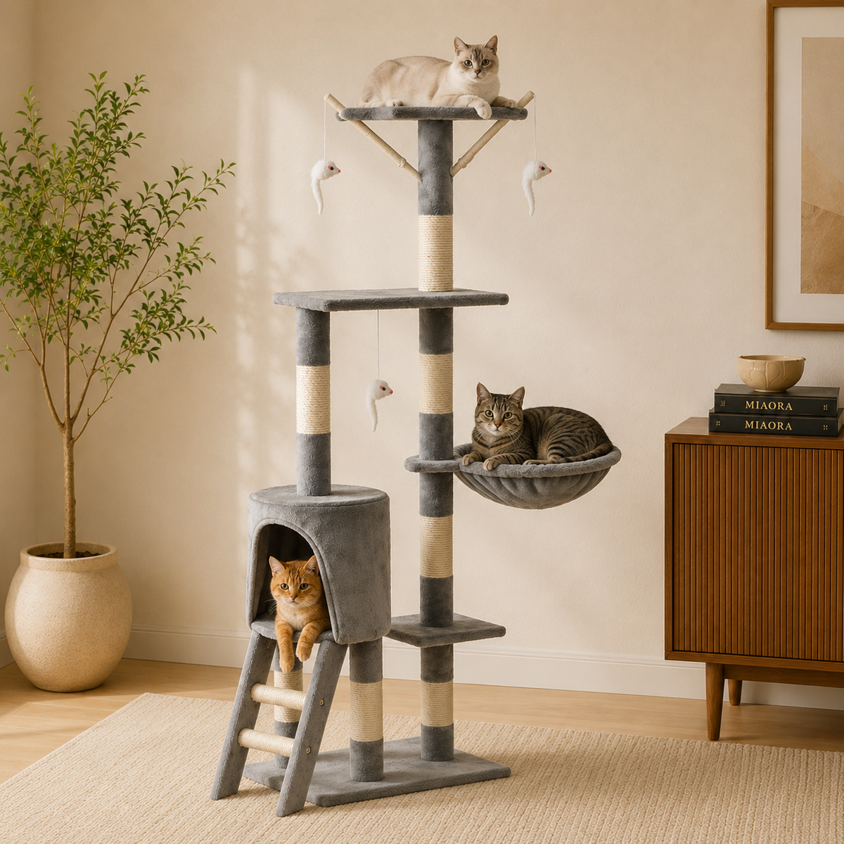 Arbre à chat grande taille | Comfort