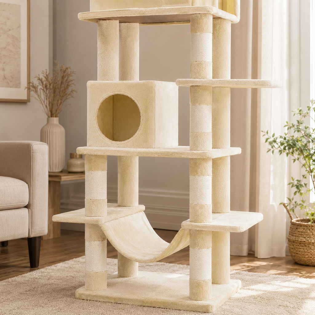 Arbre à chat XXL Maine Coon avec hamacs | Royal Plus