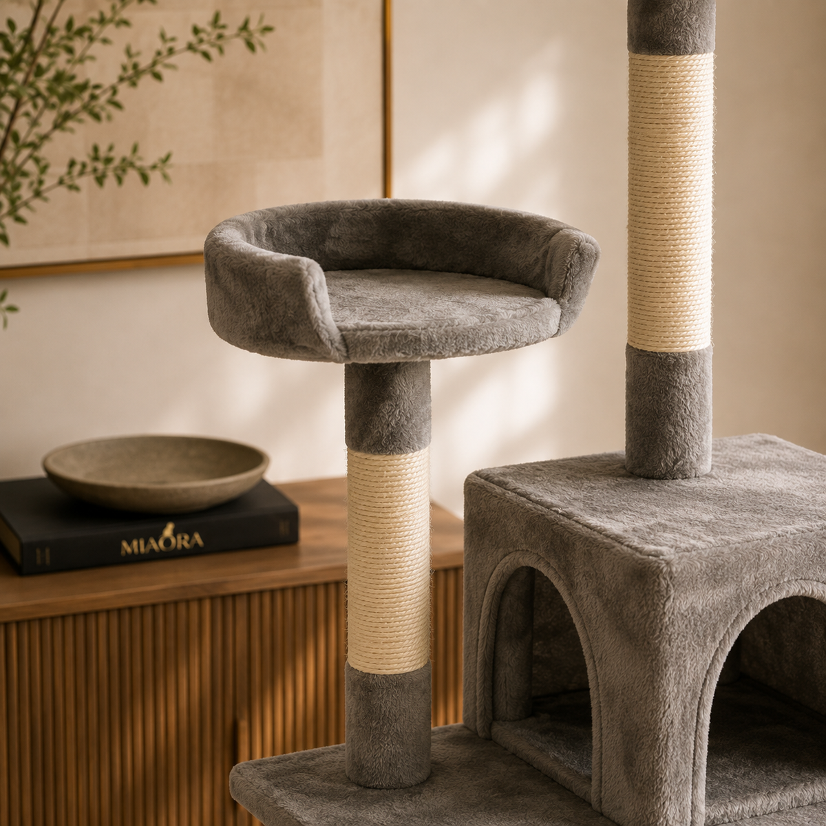 Arbre à chat design multi-niveaux | Signature