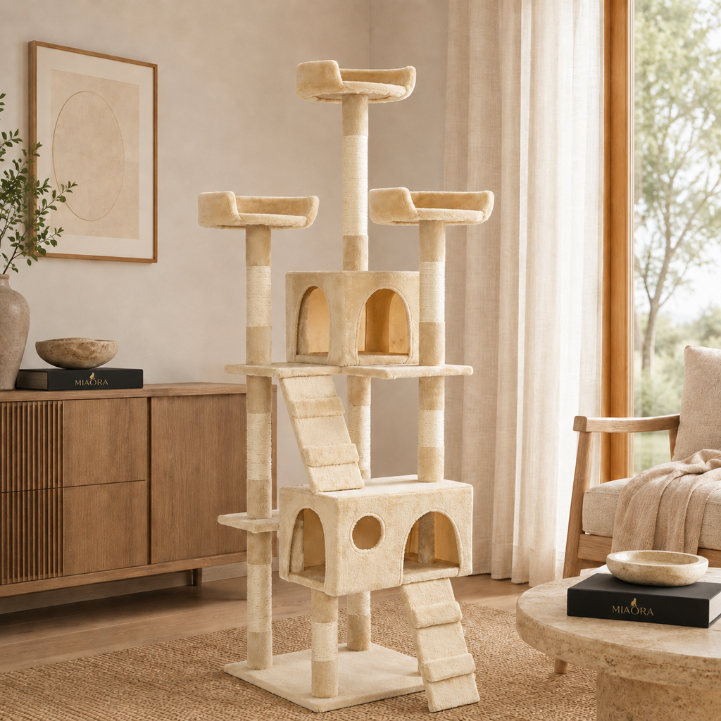 Arbre à chat design multi-niveaux | Signature