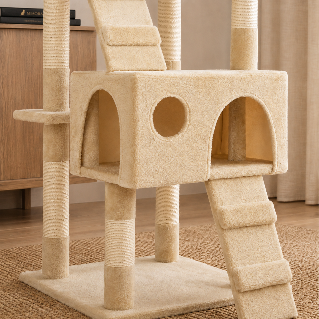 Arbre à chat design multi-niveaux | Signature