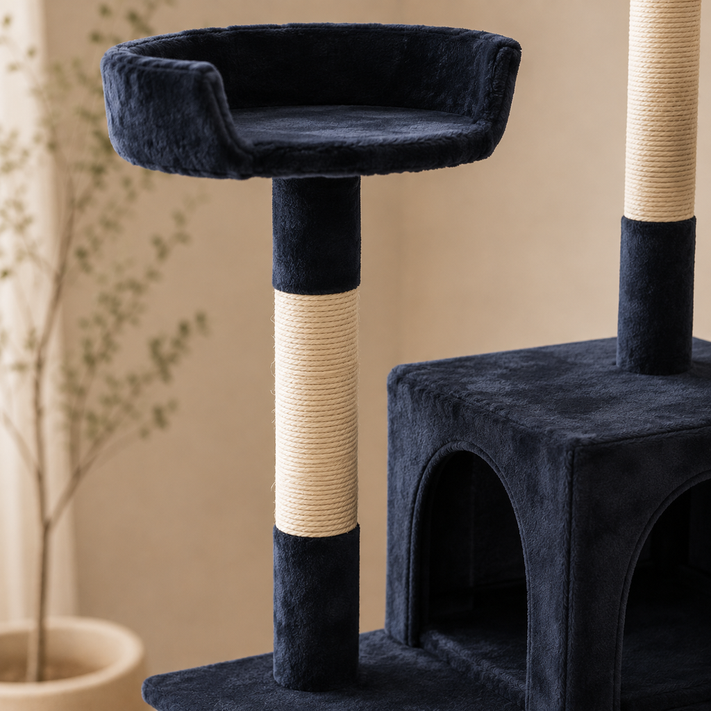 Arbre à chat design multi-niveaux | Signature