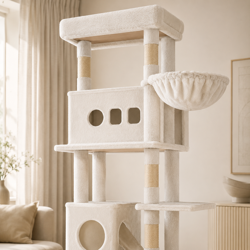 Arbre à chat XXL Maine Coon avec hamacs | Royal Plus