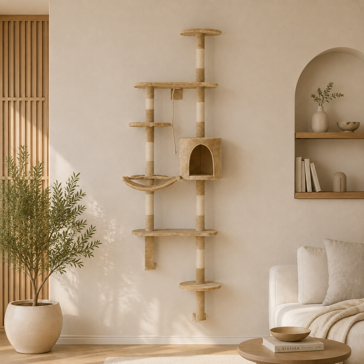Arbre à chat mural complet | Essential