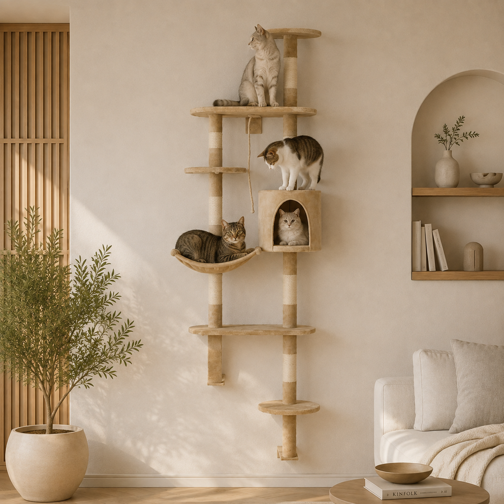 Arbre à chat mural complet | Essential