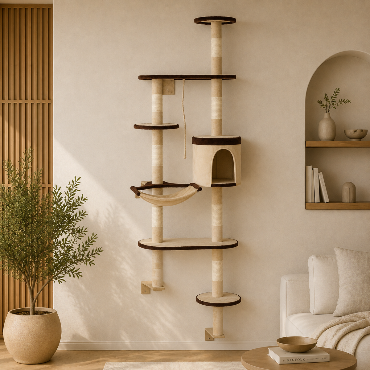 Arbre à chat mural complet | Essential