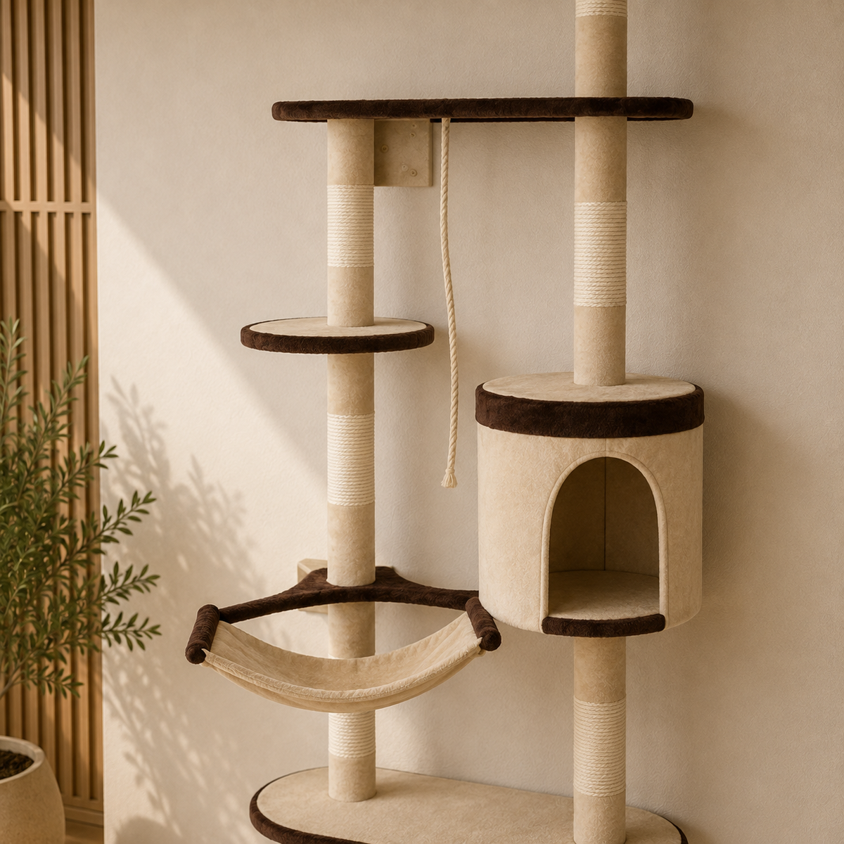 Arbre à chat mural complet | Essential