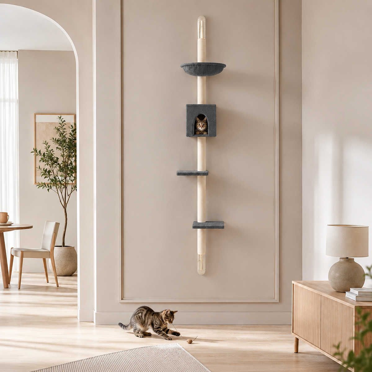 Arbre à chat mural moderne | Moderna