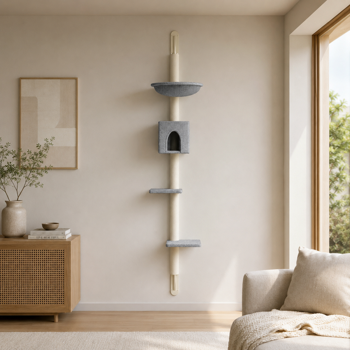Arbre à chat mural moderne | Moderna