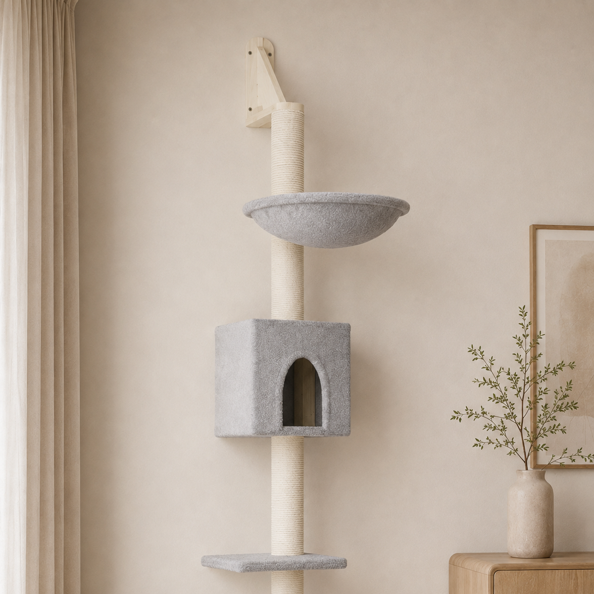 Arbre à chat mural moderne | Moderna