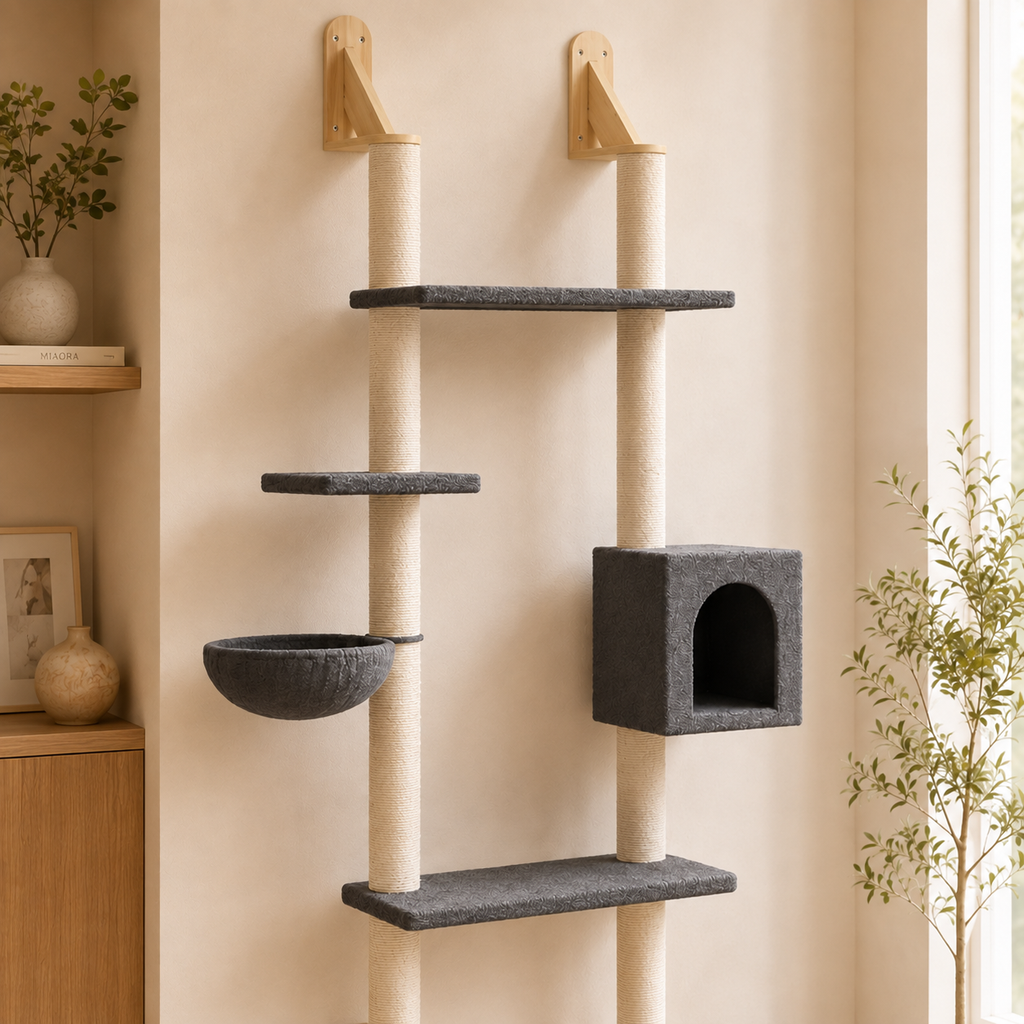 Arbre à chat mural design | Wall