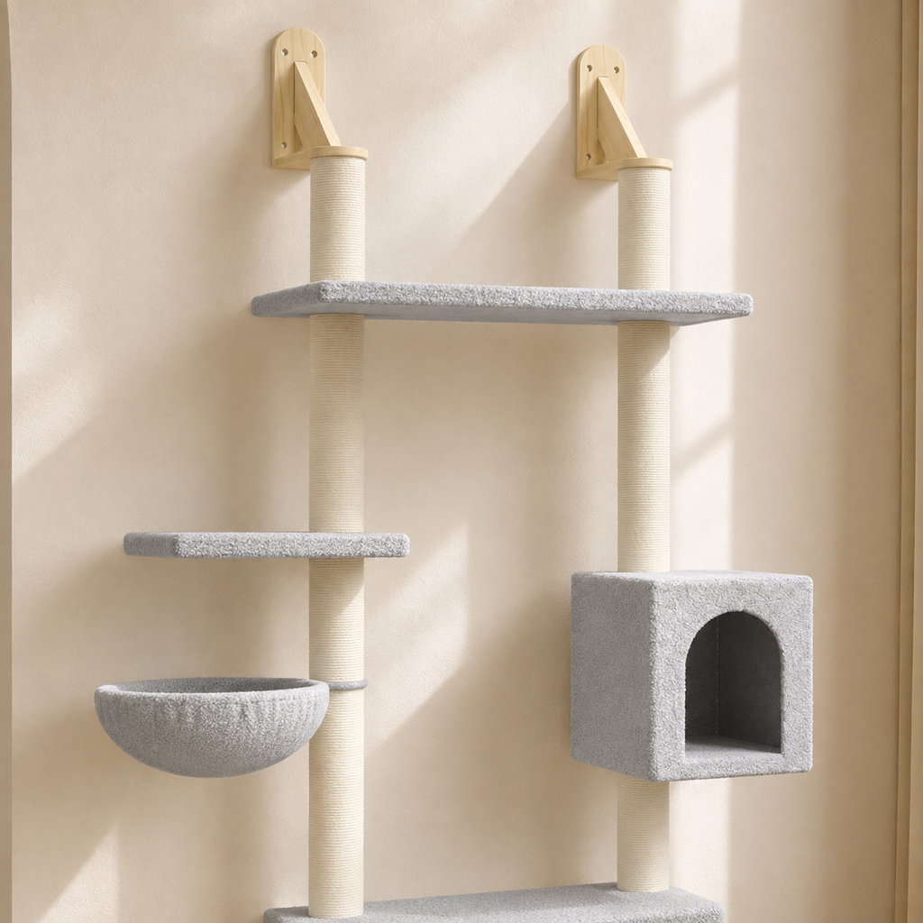 Arbre à chat mural design | Wall