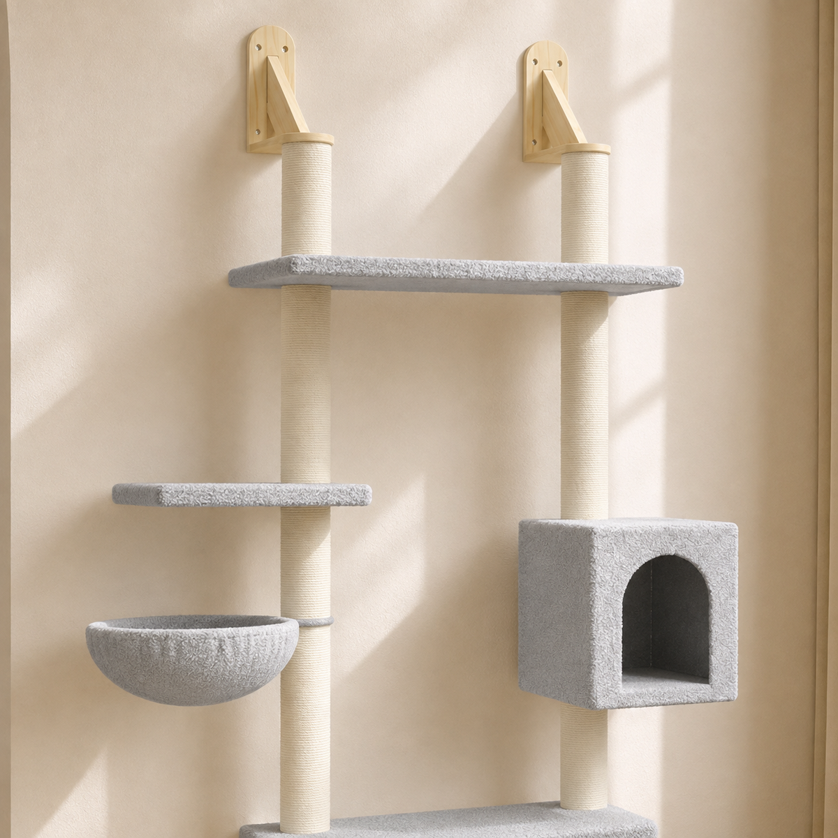 Arbre à chat mural design | Wall