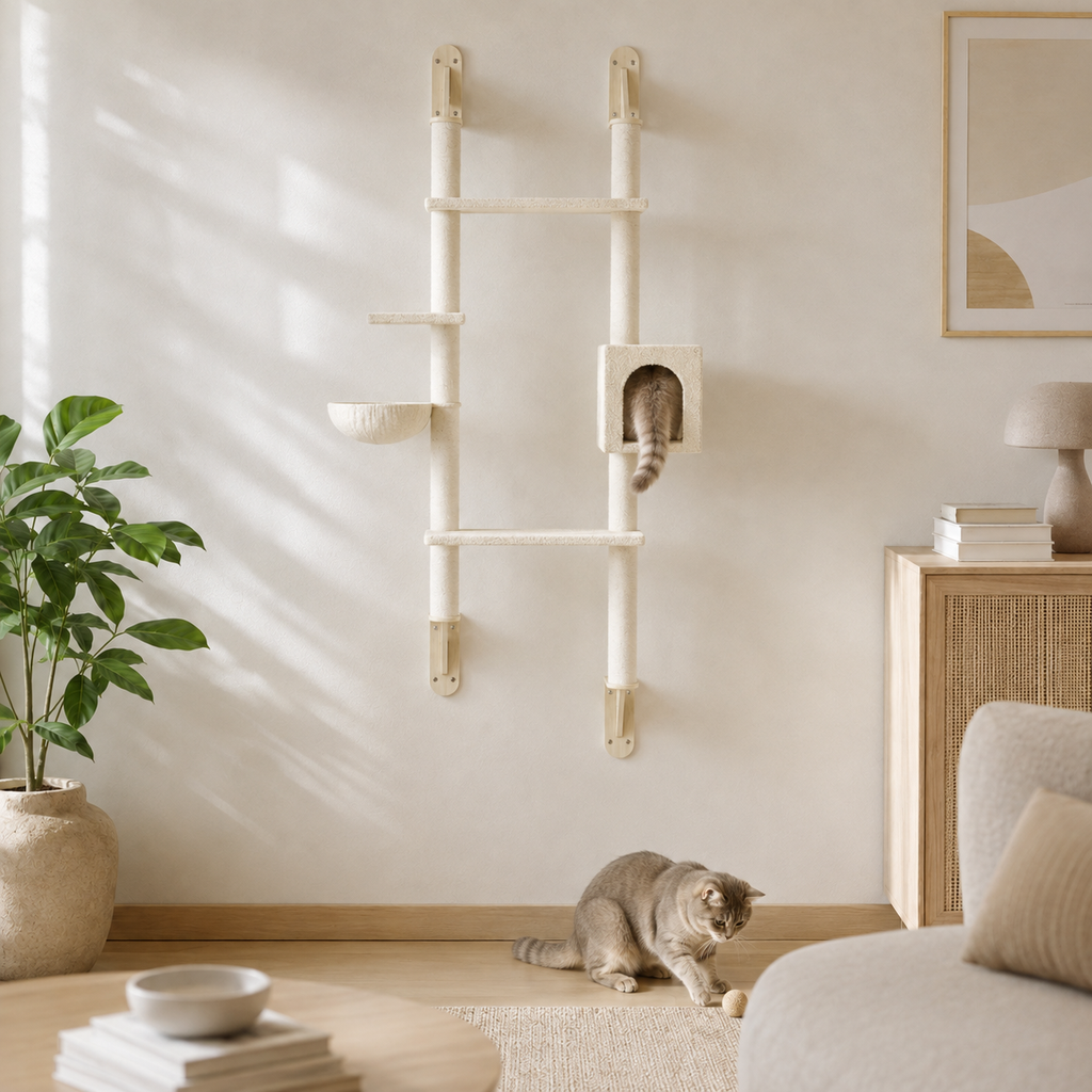 Arbre à chat mural design | Wall