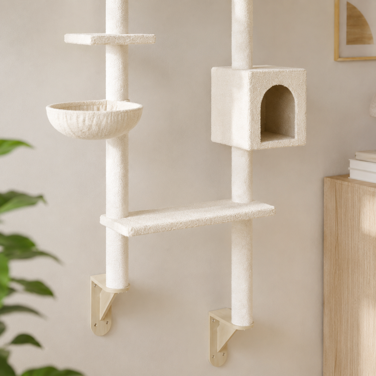 Arbre à chat mural design | Wall