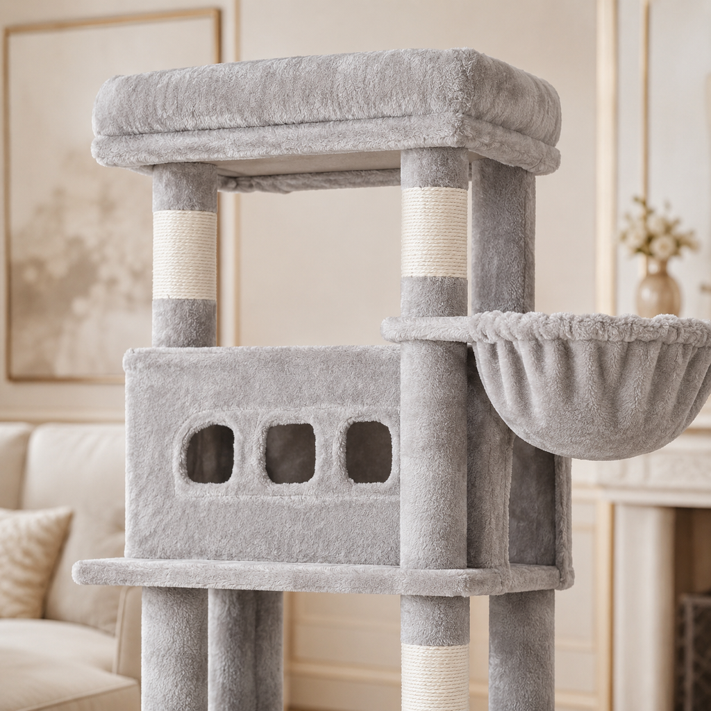 Arbre à chat XXL Maine Coon avec hamacs | Royal Plus