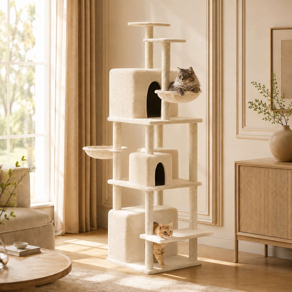 Arbre à chat design grande taille | Elegance
