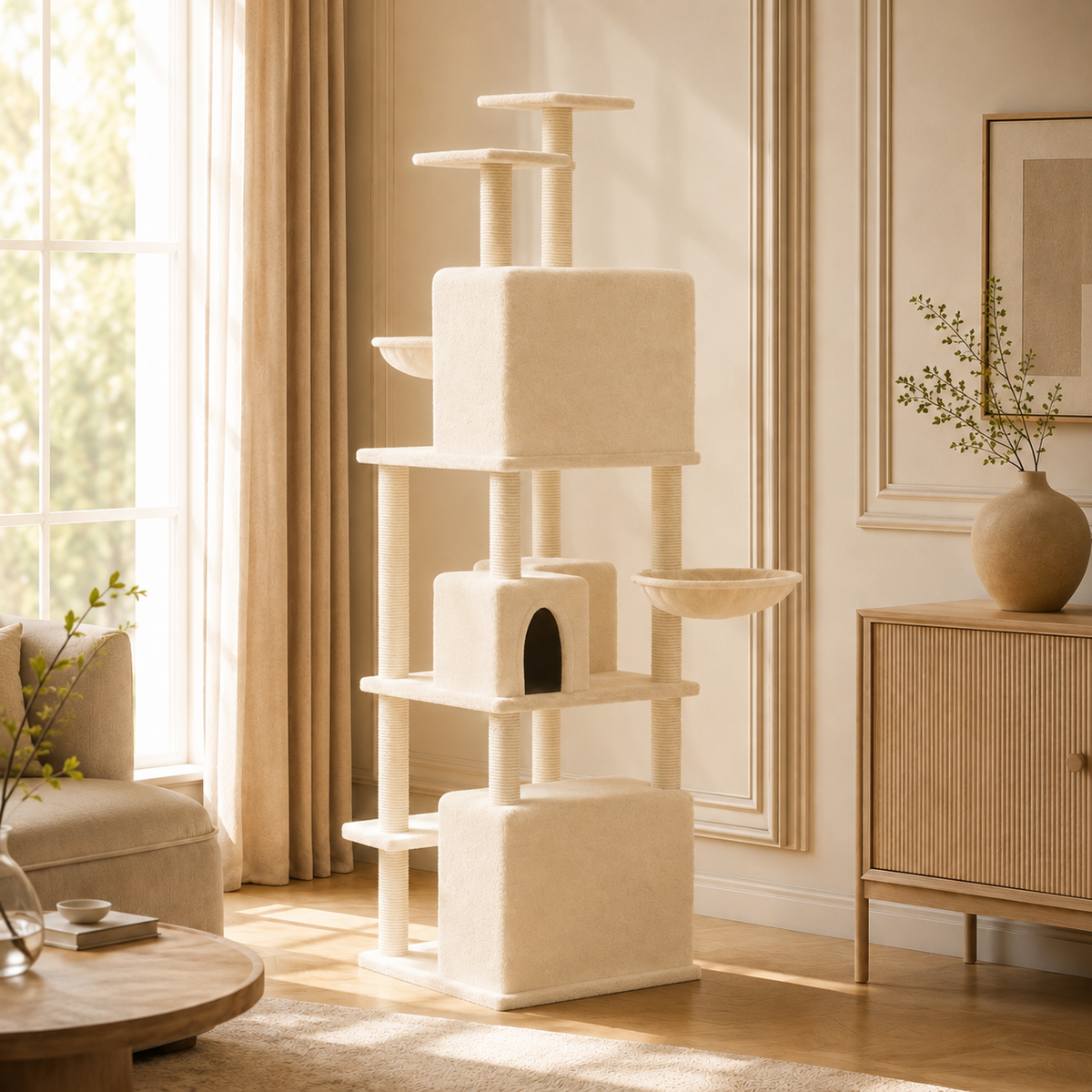 Arbre à chat design grande taille | Elegance